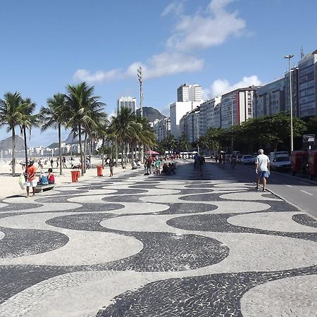 Vista Lateral Mar Copacabana Rio de Janeiro Exterior foto