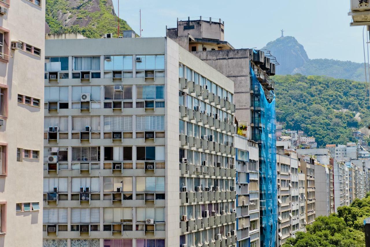 Vista Lateral Mar Copacabana Rio de Janeiro Exterior foto