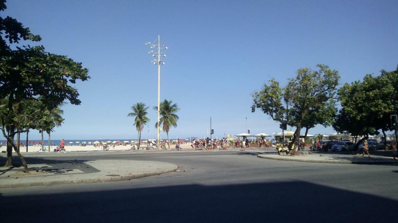 Vista Lateral Mar Copacabana Rio de Janeiro Exterior foto